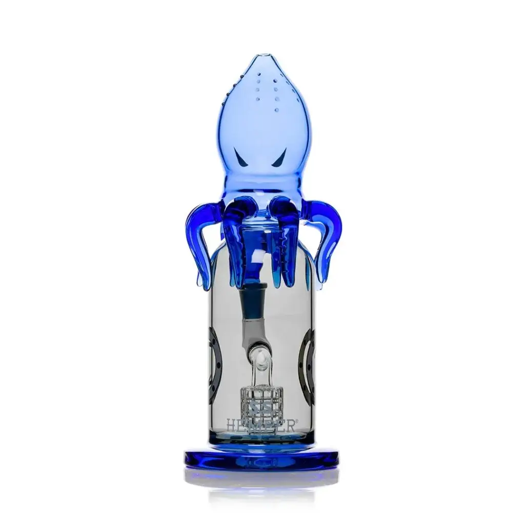 Hemper Kraken XL Glass Water Pipe in clear borosilicate glass