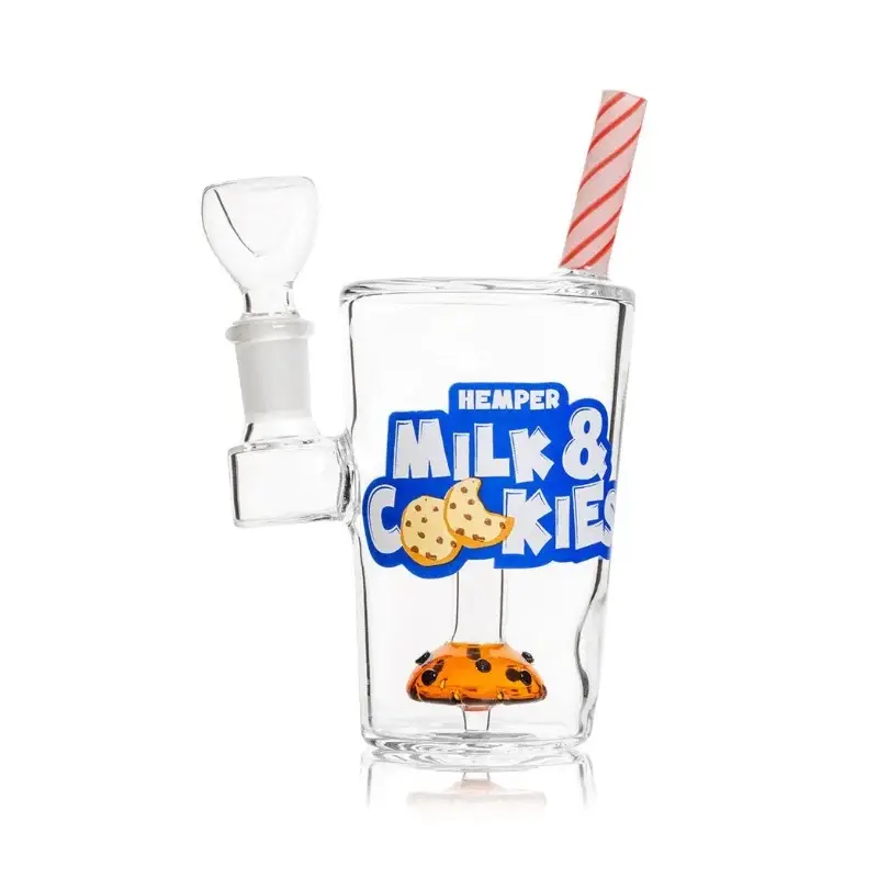 Hemper Milk & Cookies Glass Water Pipe - Image 3
