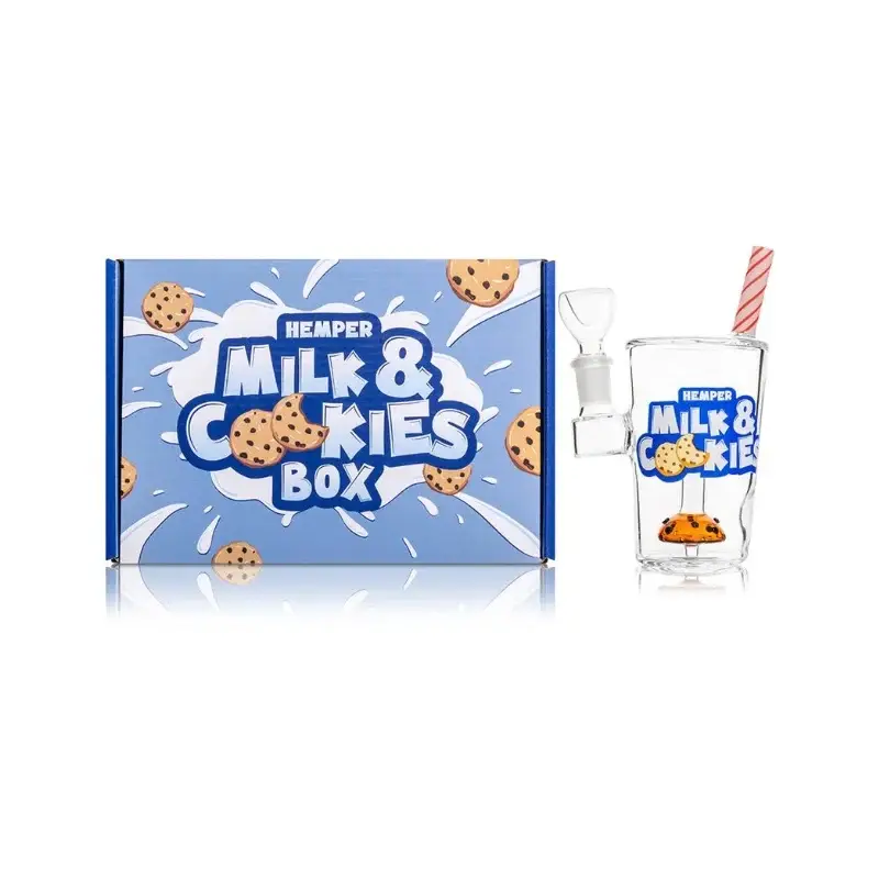 Hemper Milk & Cookies Glass Water Pipe